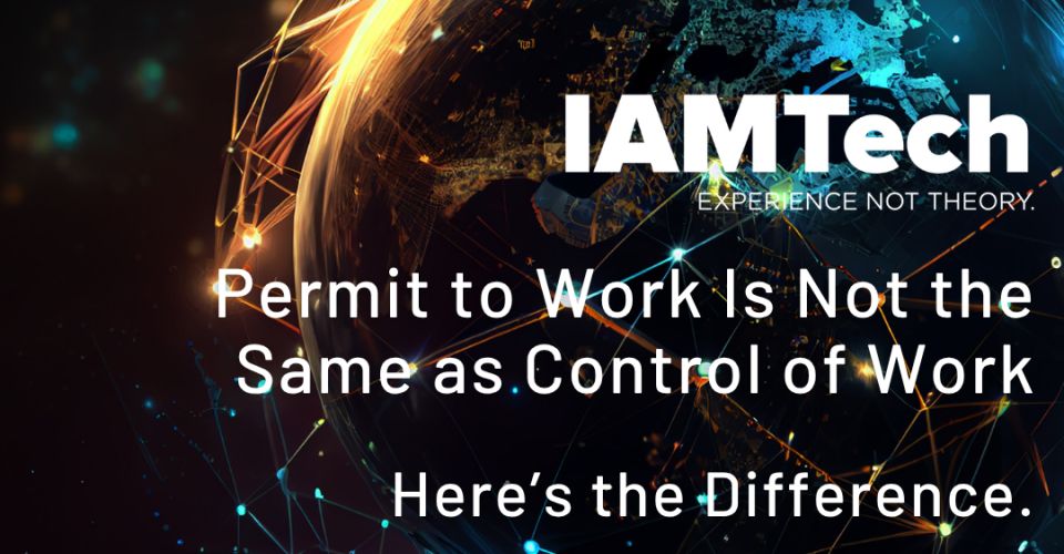 Permit to work vs Control of work software article