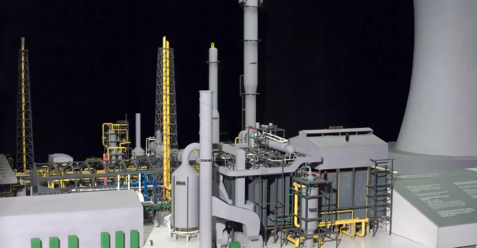 ICI Billingham Chemical Plant Model