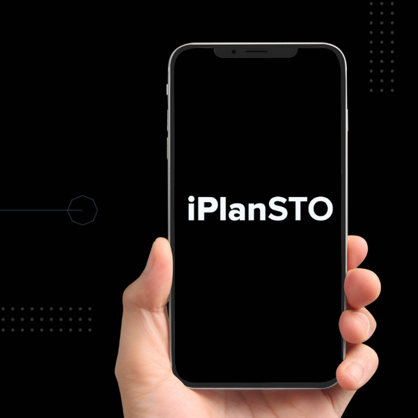 Mobile phone with iPlanSTO logo showing mobile capabilities of software