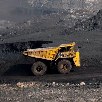 Open Cast Mining Rock Truck