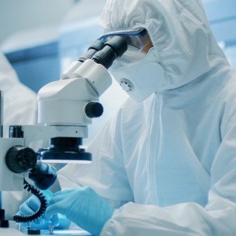 Pharmaceutical Worker in Lab